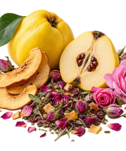 دمنوش به و گل محمدی